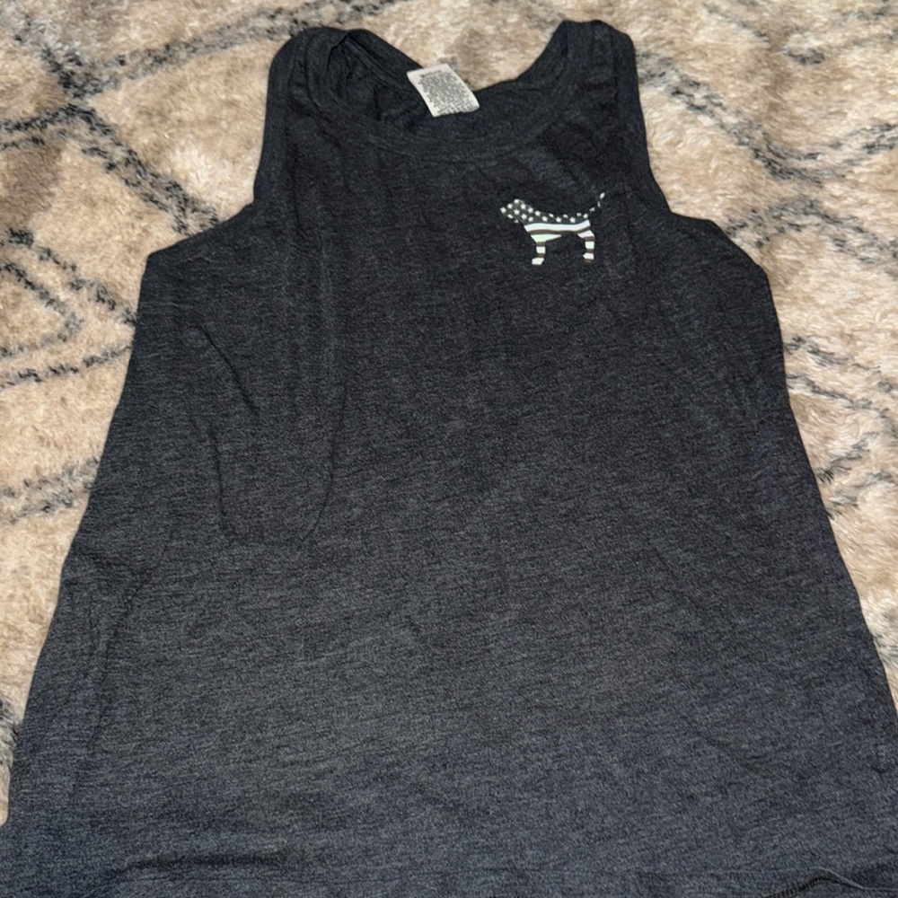 Red white and blue PINK tank top